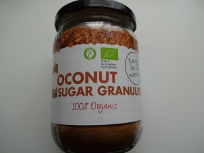 Coconut sugar granules - Action